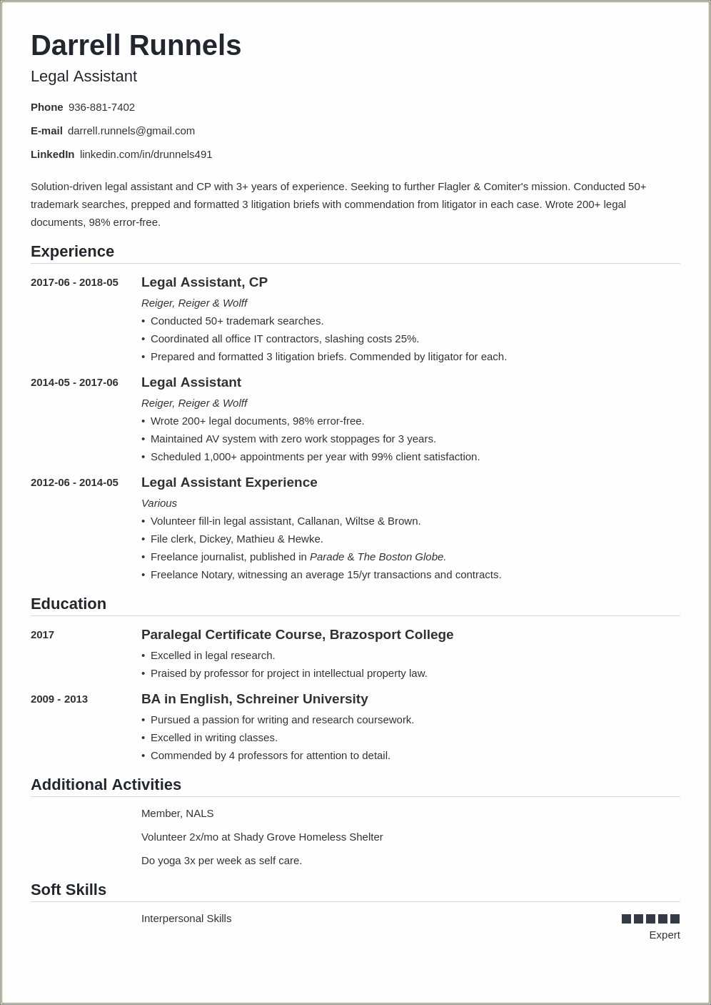 entry-level-legal-assistant-resume-objective-resume-example-gallery