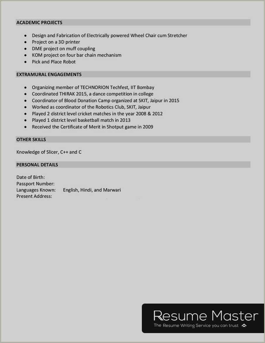 Entry Level Manufacturing Engineer - Entry Level Manufacturing Engineer Resume Samples 