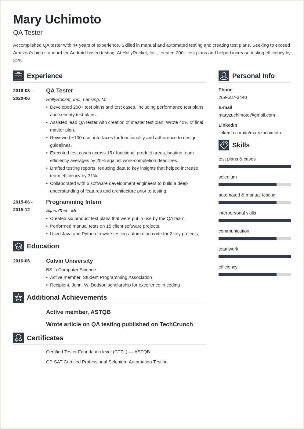entry-level-qa-tester-resume-sample-with-projects-resume-example-gallery