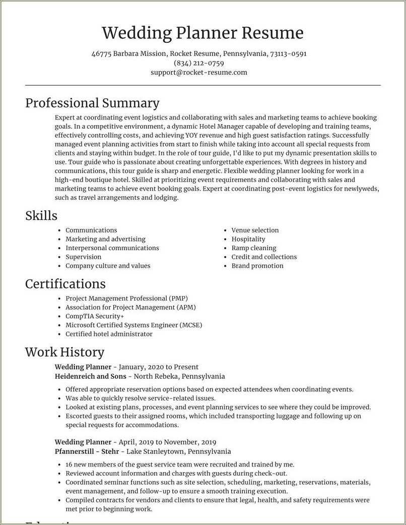 entry-level-event-planning-resume-sample-resume-example-gallery
