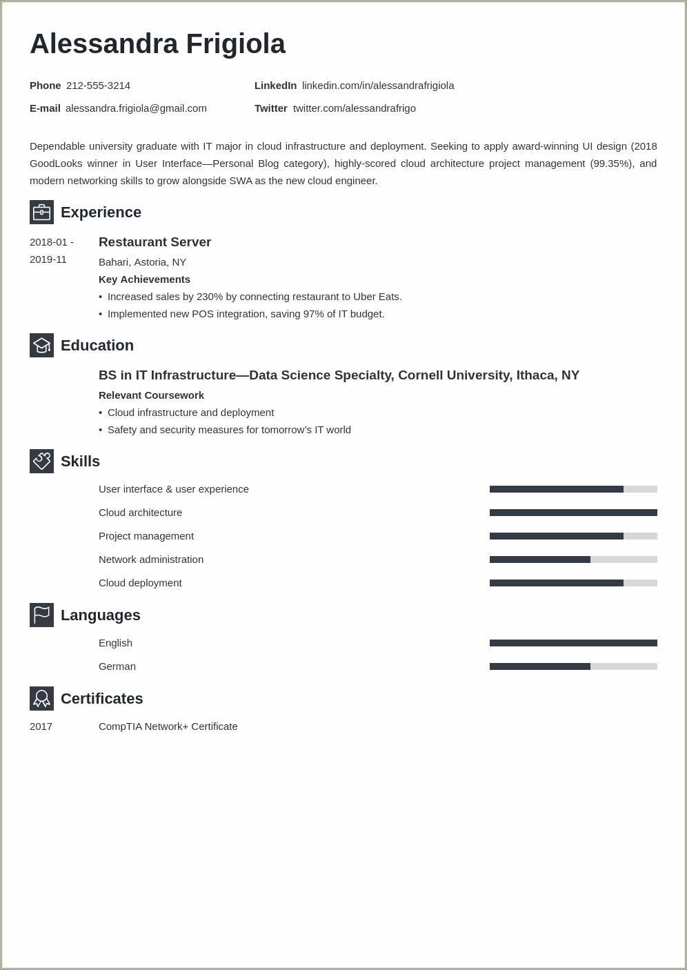 Example Of A Resume Objective And Resume