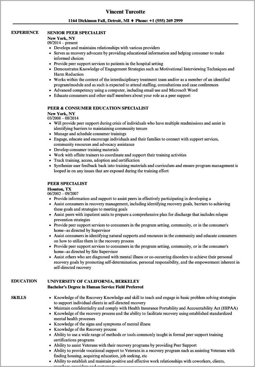 peer-support-resume-printable-examples-of-resumes-resume-example-gallery
