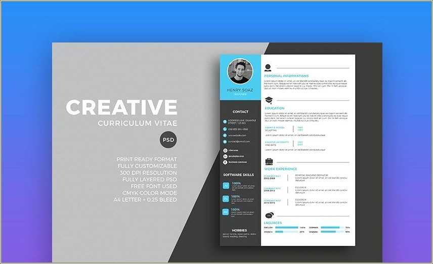 Examples Of Acceptable Resume Color Designs
