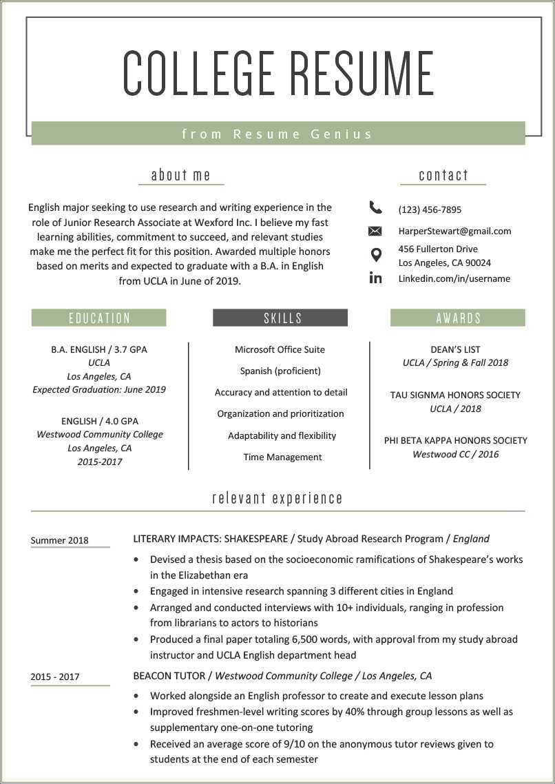 Examples Of College Resume Styles Resume Example Gallery the-3-best-resume-formats-to-use-in-2023-examples