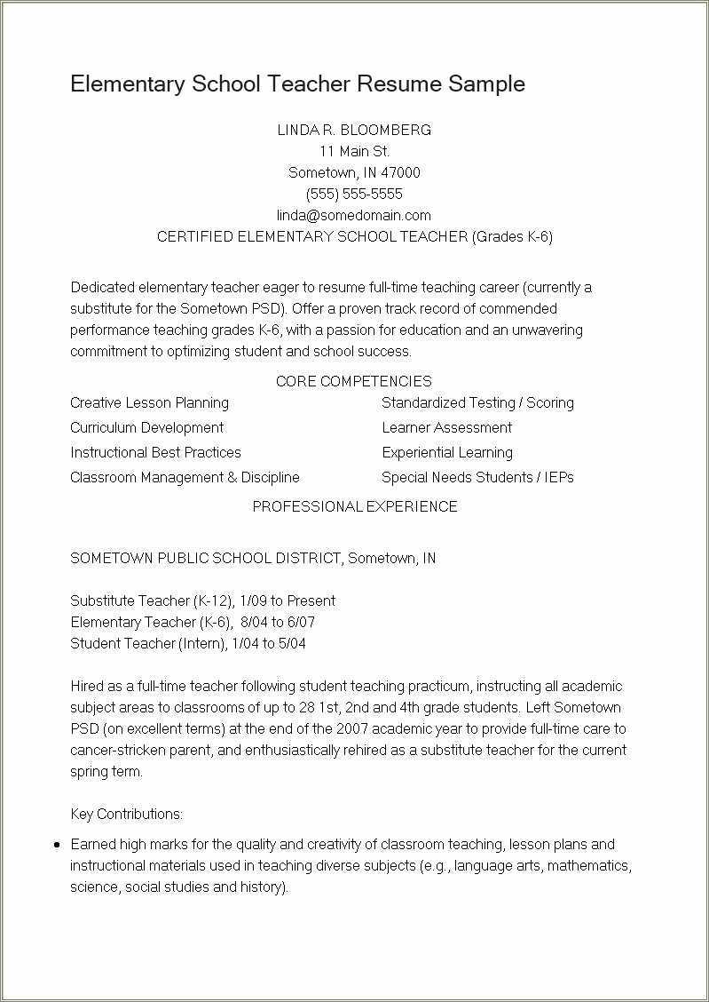 Sample Social Studies Teacher Resume Resume Example Gallery