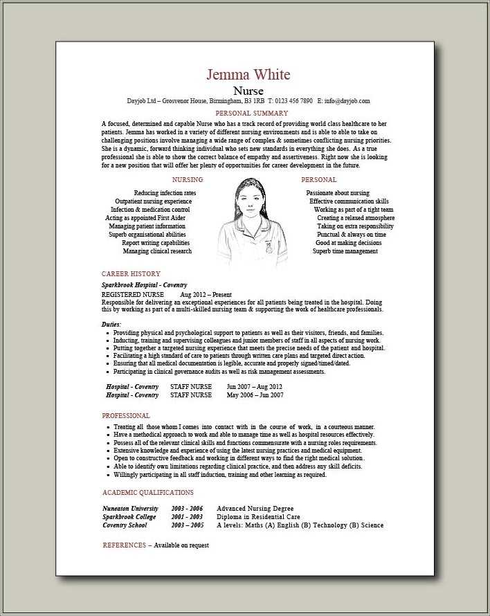 Examples Registered Nurse Objectives Resume