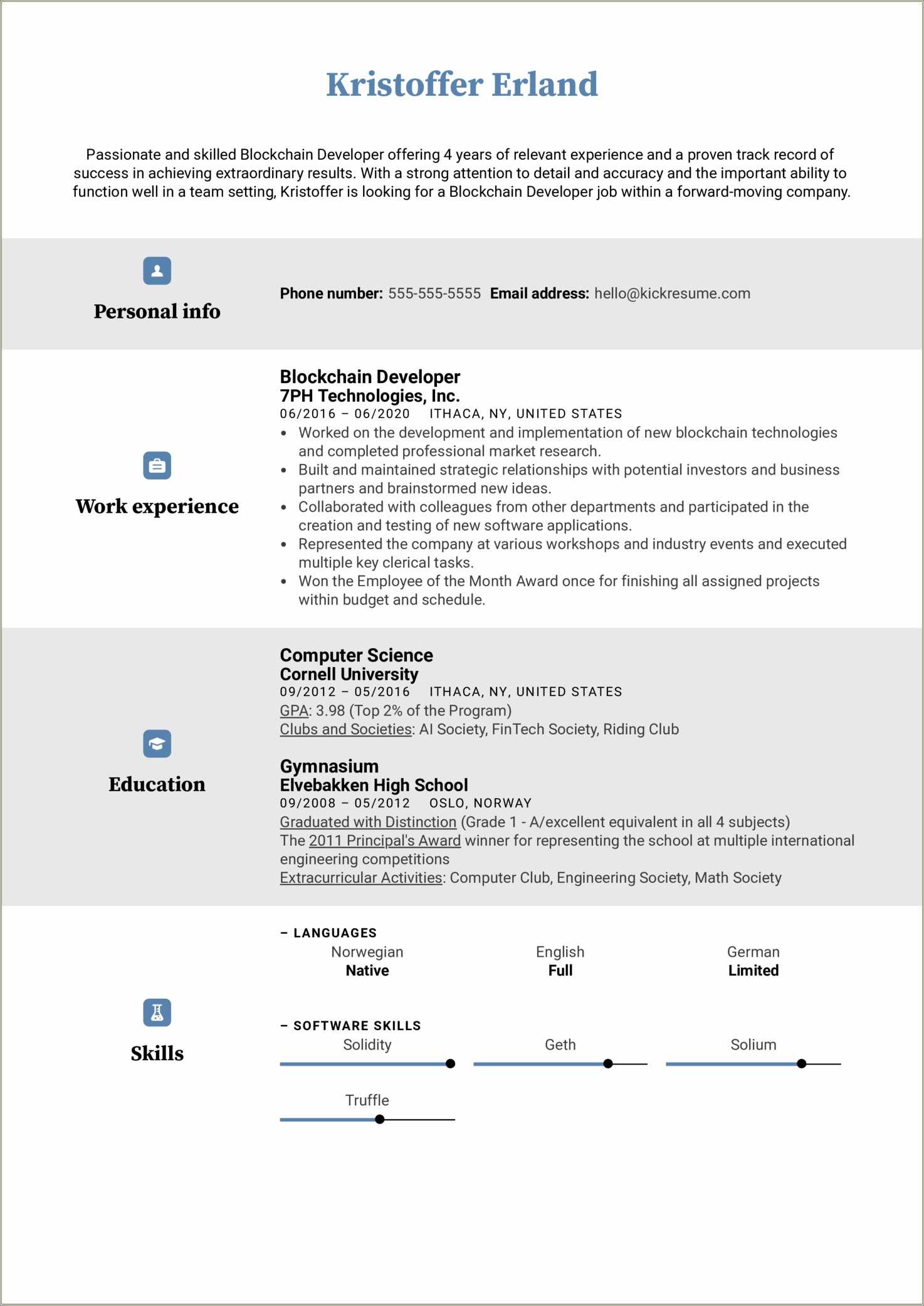 Extracurricular Activities In Resume For Freshers Examples - Resume ...