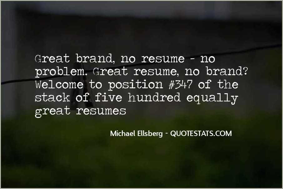 best quotes to put on resume