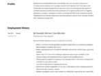 Fast Food Resume No Experience Template