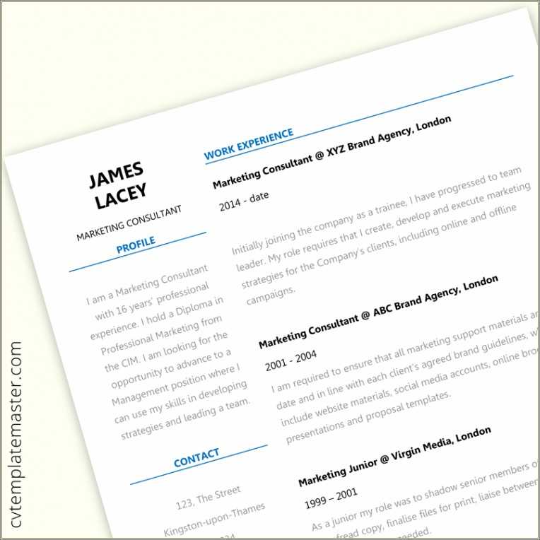 Free 3 column resume template word resume example gallery