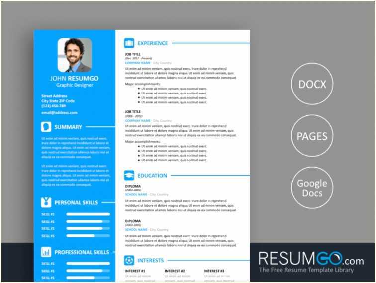 Free Eye Catching Resume Samples - Resume Example Gallery