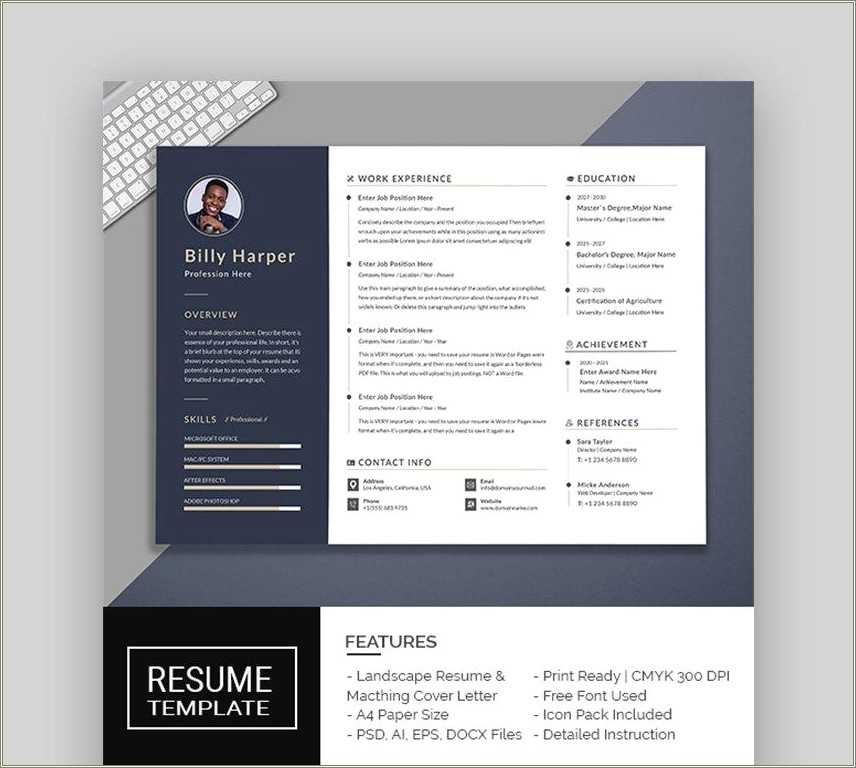 Functional Resume Template For Word