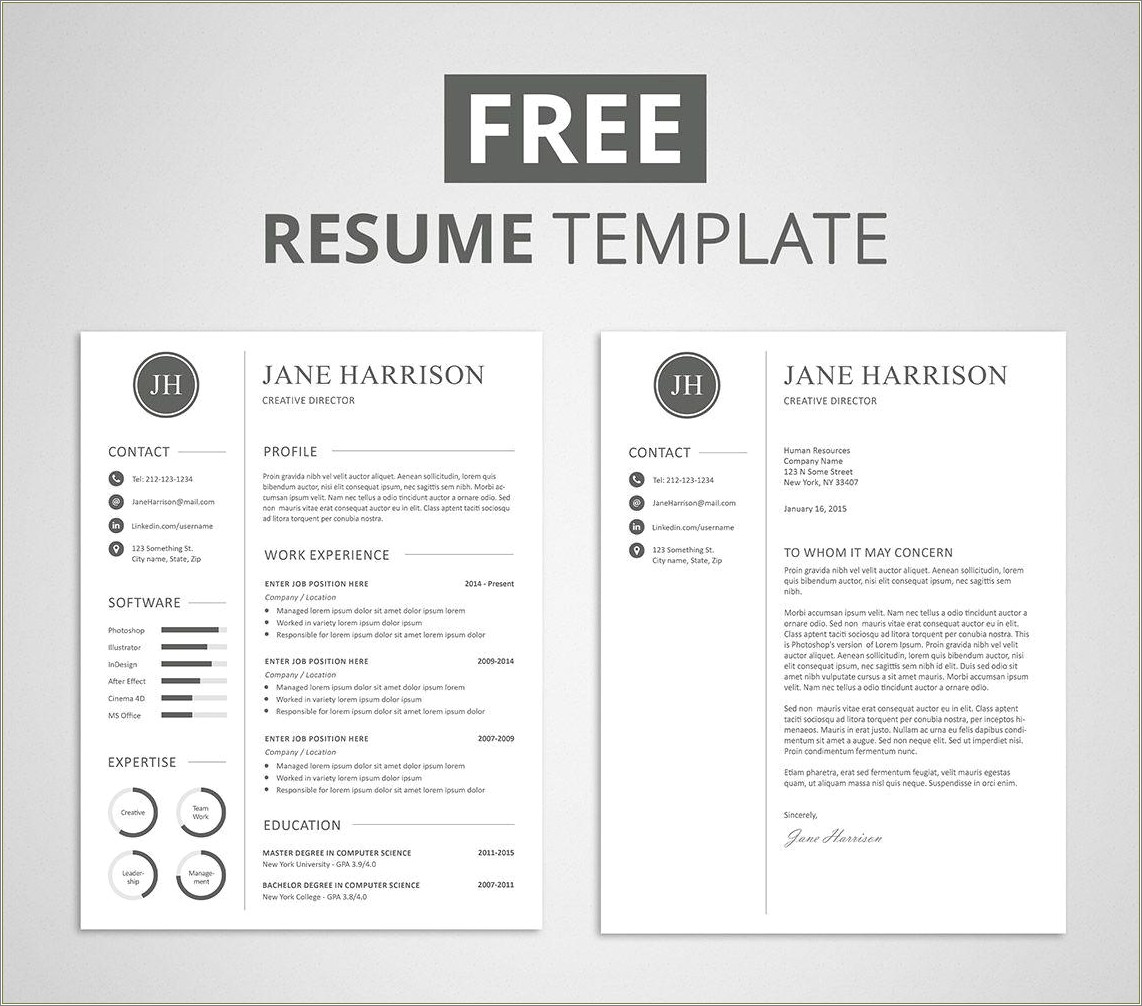Free online sample resume cover letters resume example gallery