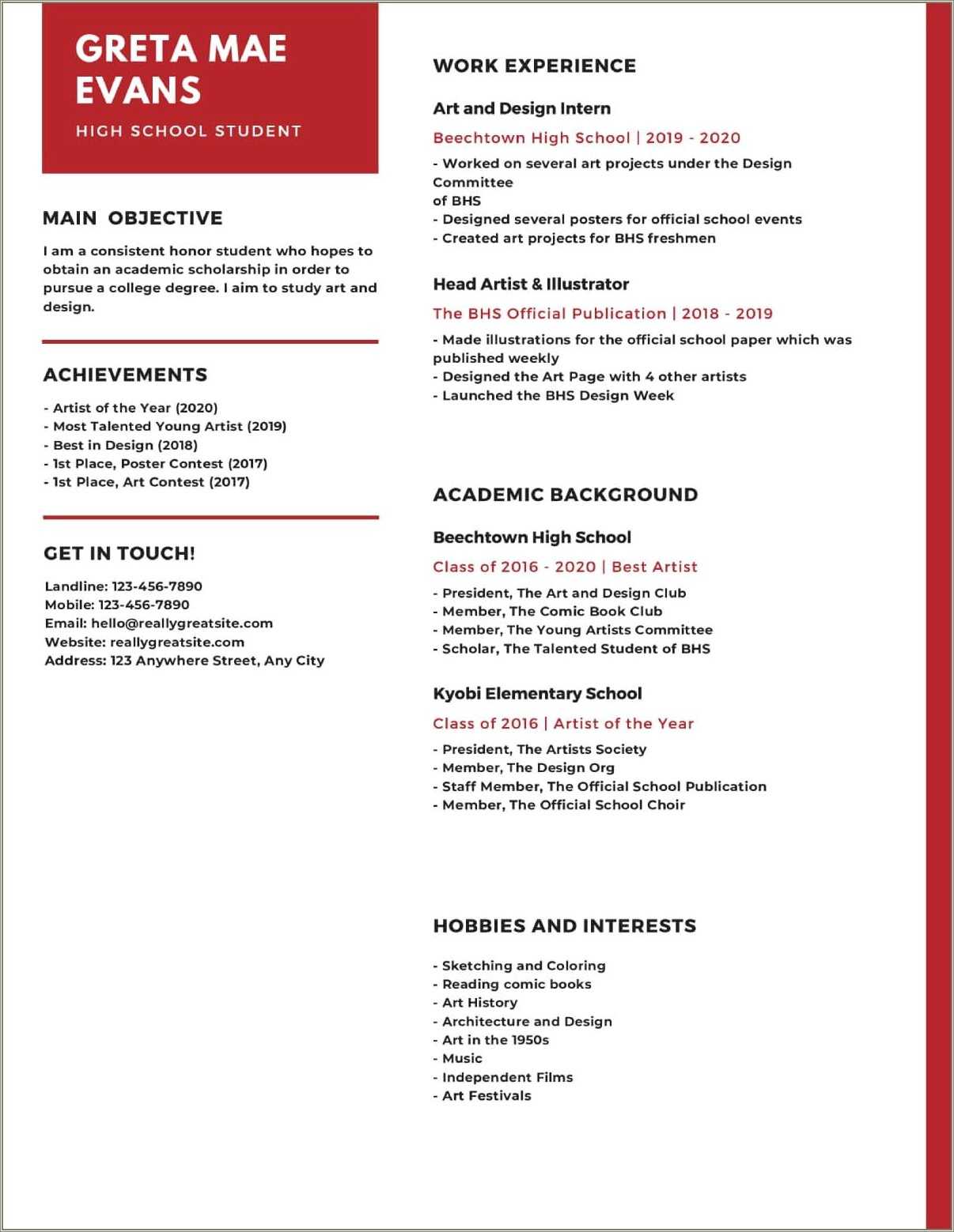 printable-resume-template-for-high-school-students-resume-example-gallery