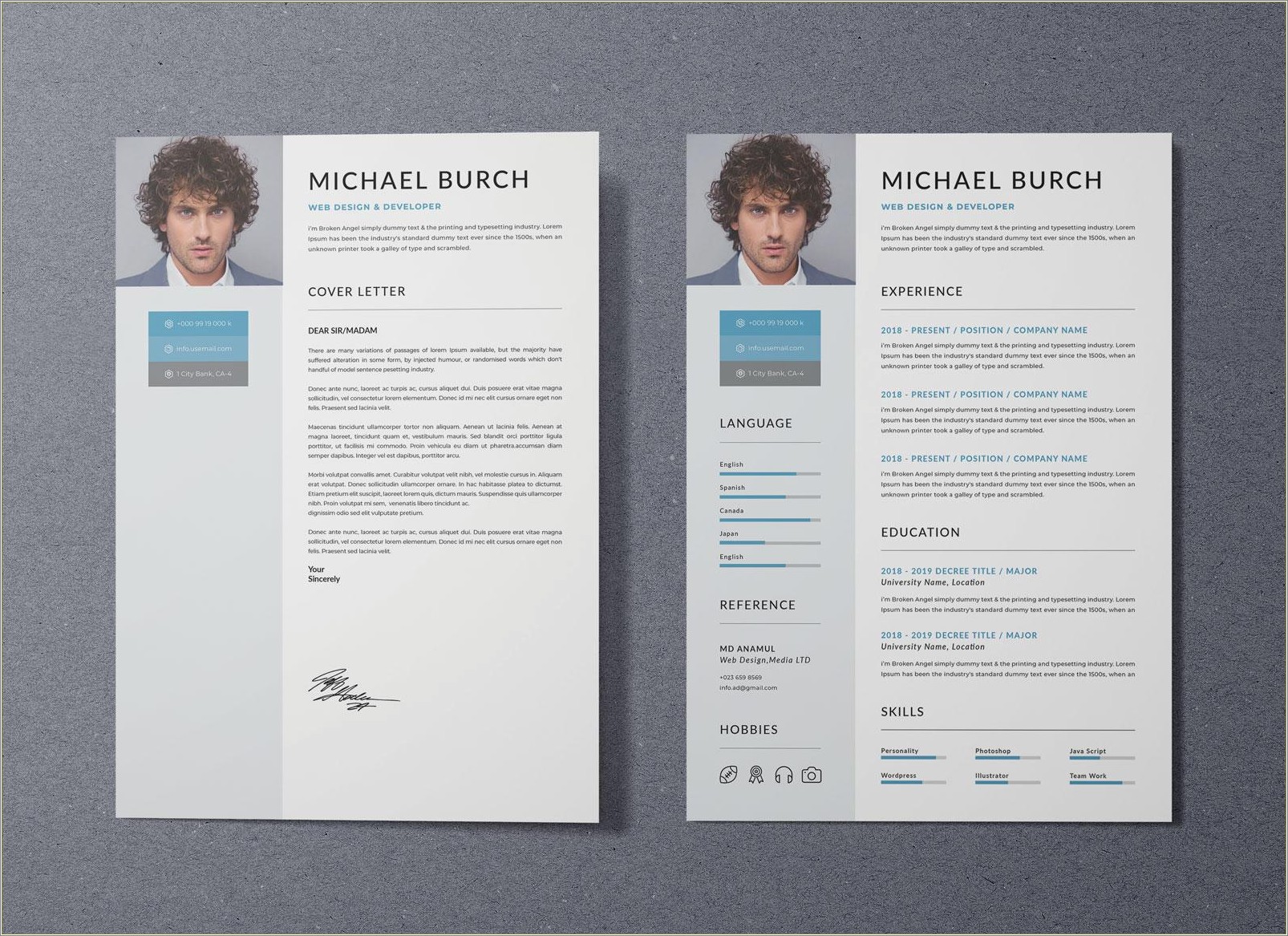 Free Professional Resume Template Doc