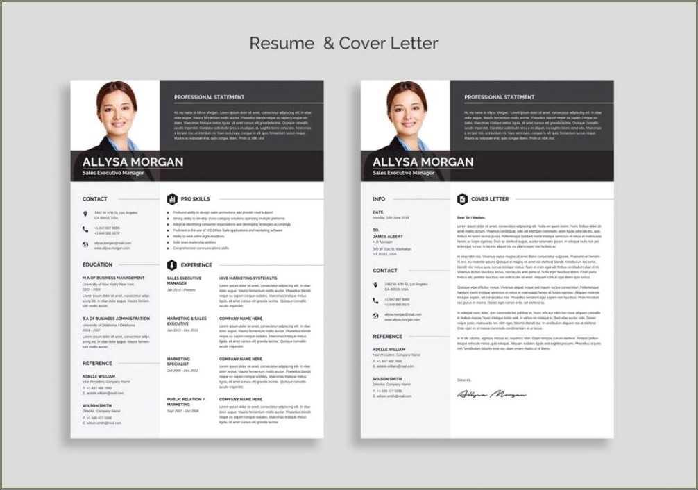 Free Professional Word Resume Templates