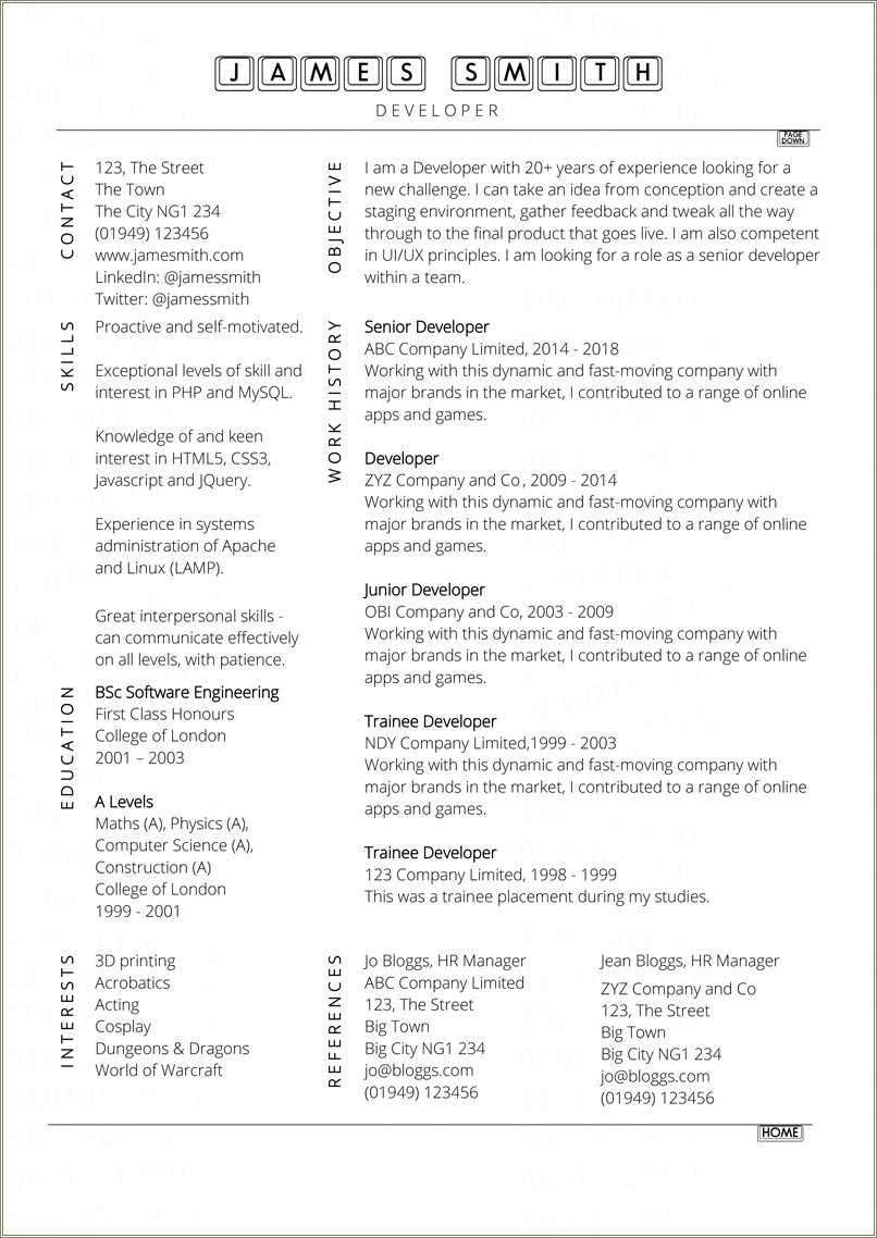 free-resume-templates-information-technology-resume-example-gallery