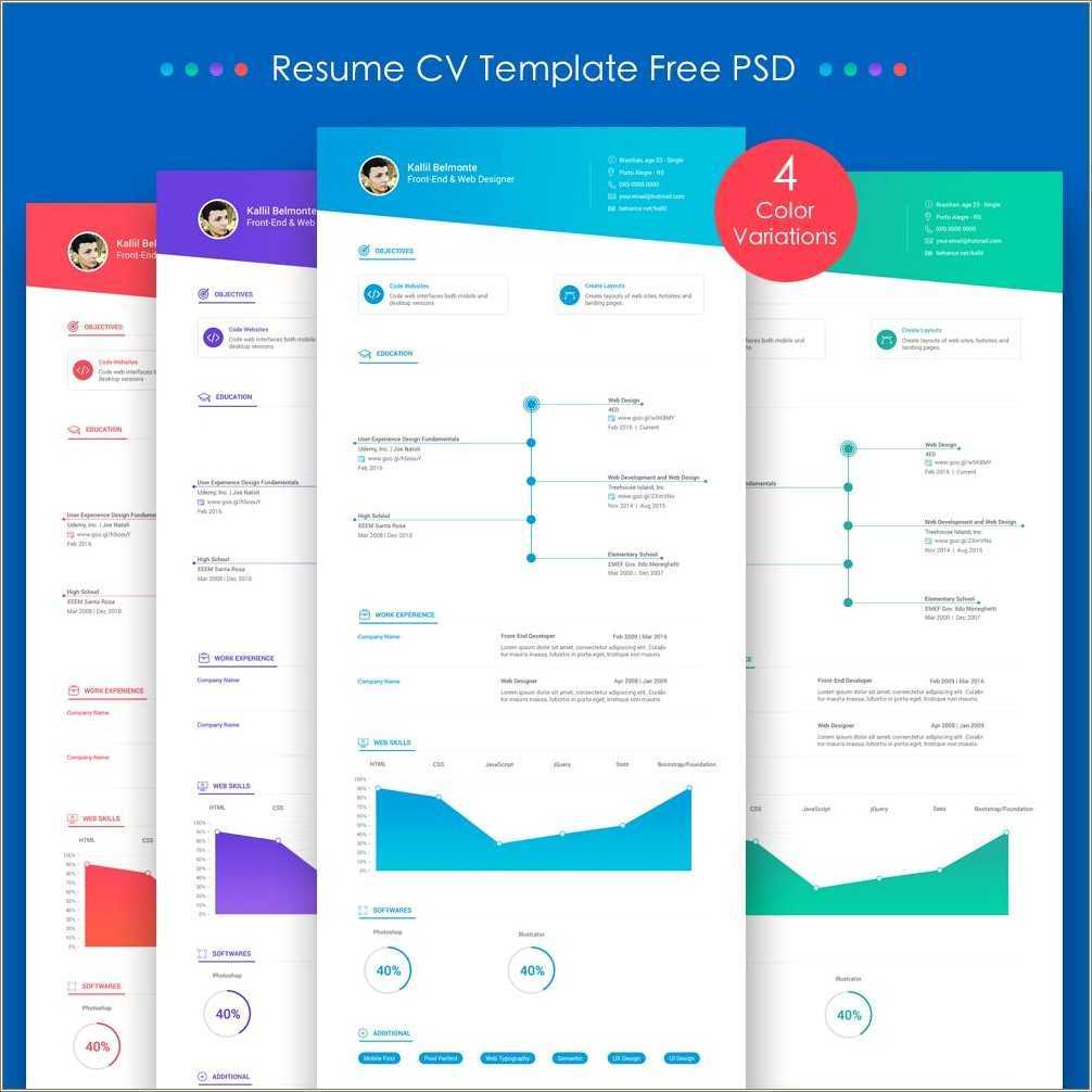 Free Resume Website Template Download Resume Example Gallery