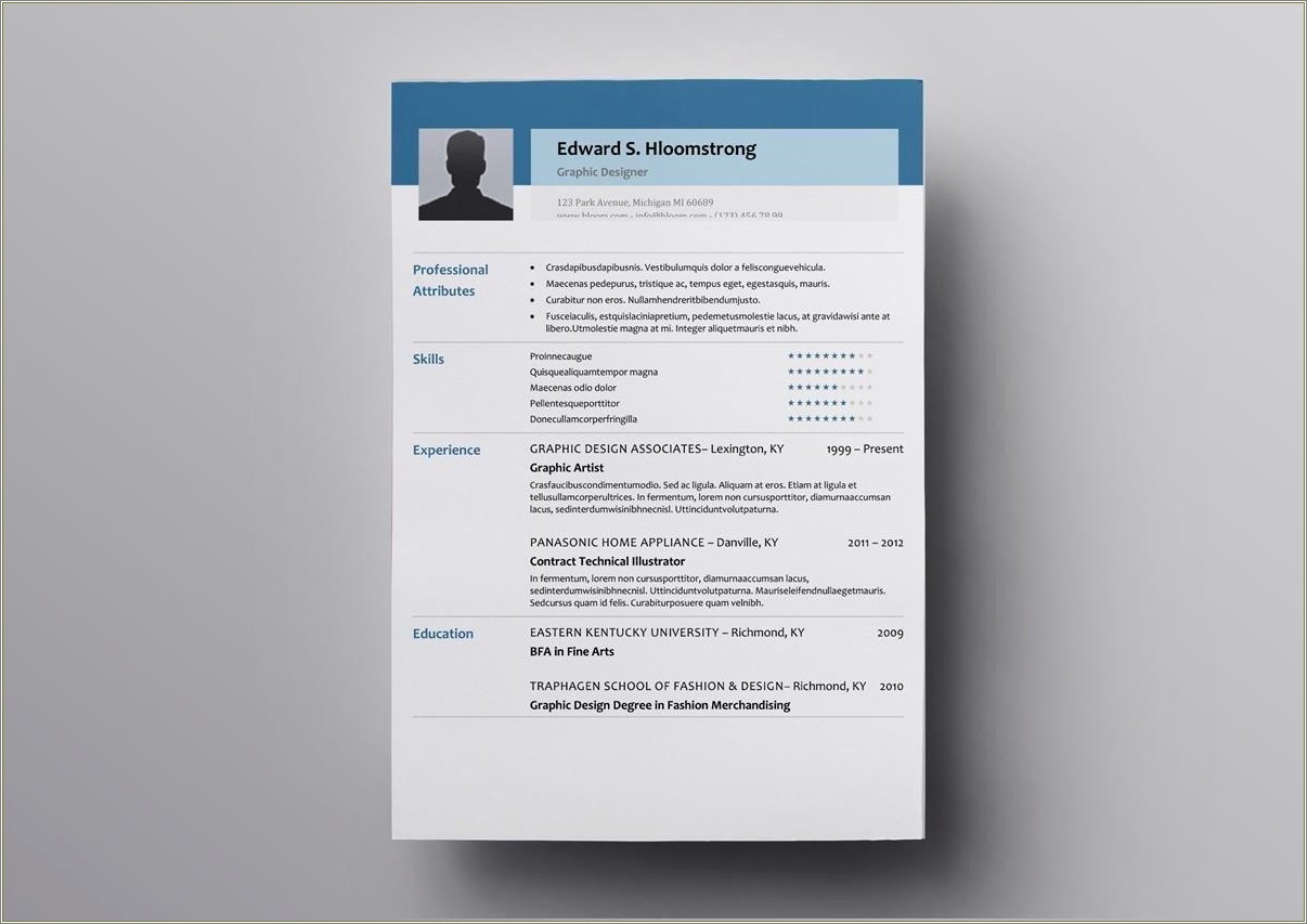 Free Simple Functional Resumes Templates - Resume Example Gallery