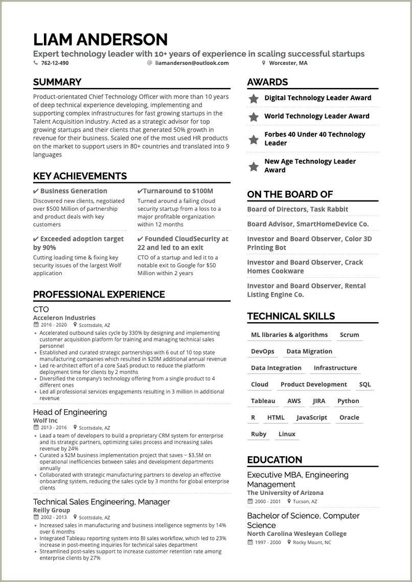 Free two column resume word template resume example gallery