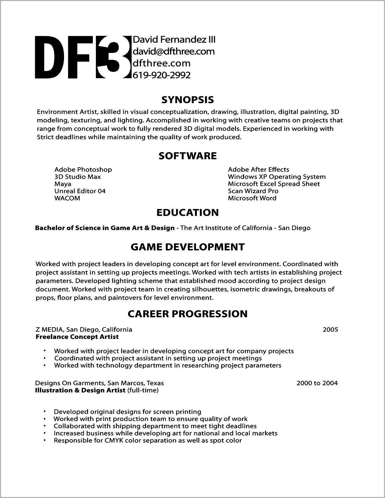 game-art-design-resume-examples-resume-example-gallery