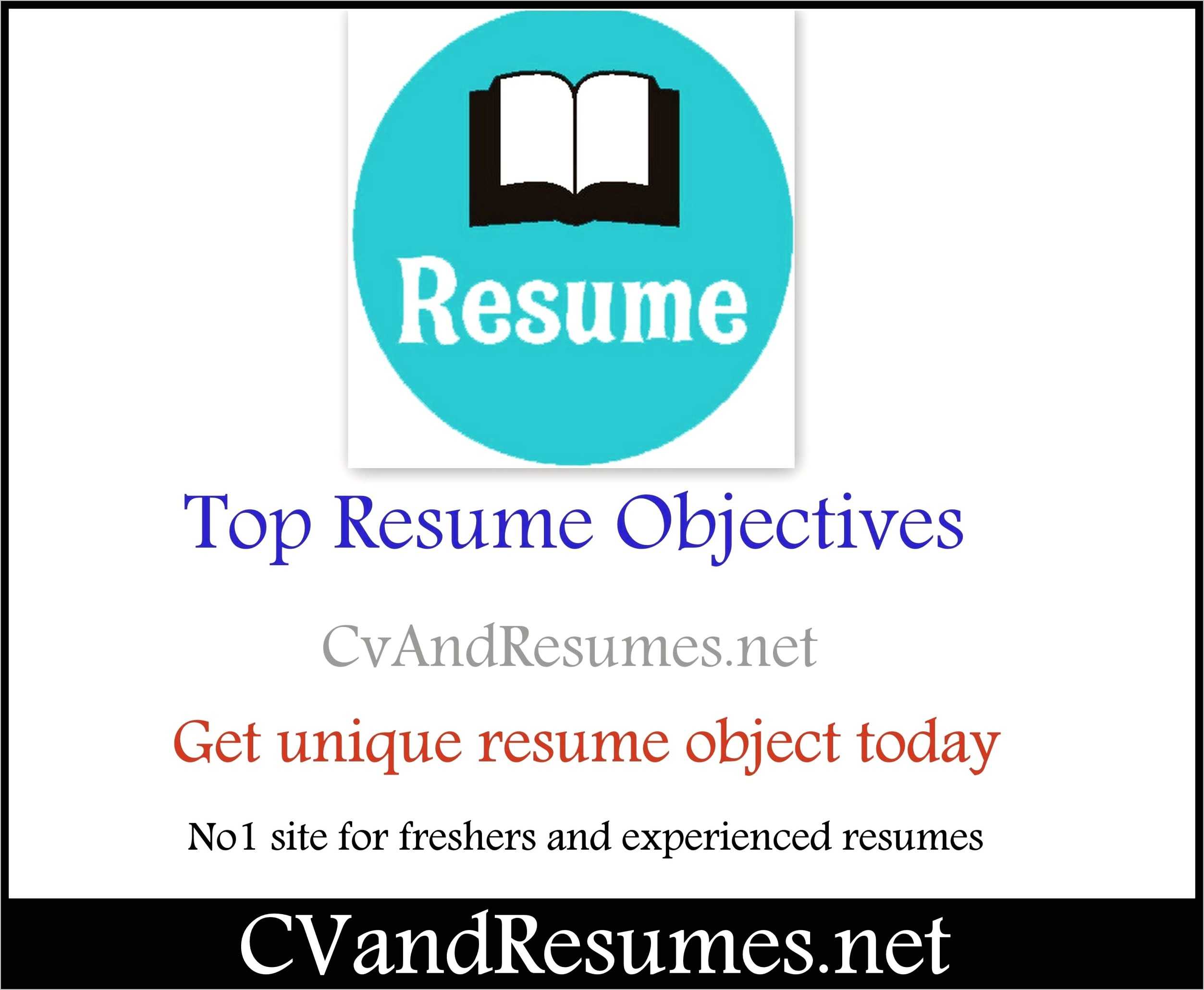 Generic Objective For Resume Business