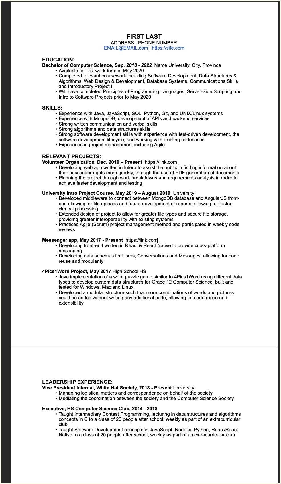 Good Resume Words For Comp Sci Resume Example Gallery good-resume-words-to-describe-yourself