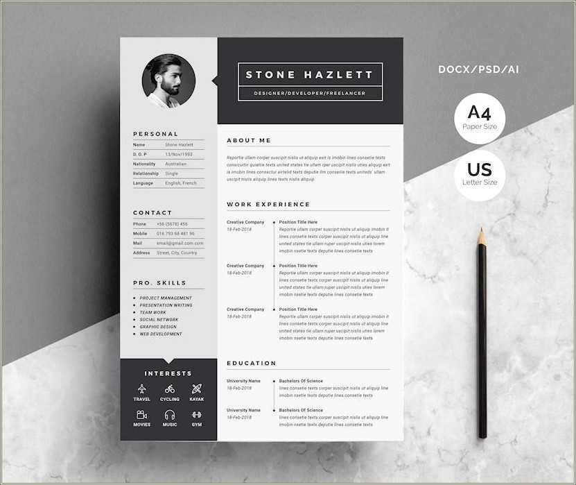 Graphic Designer Bio Example For Resume