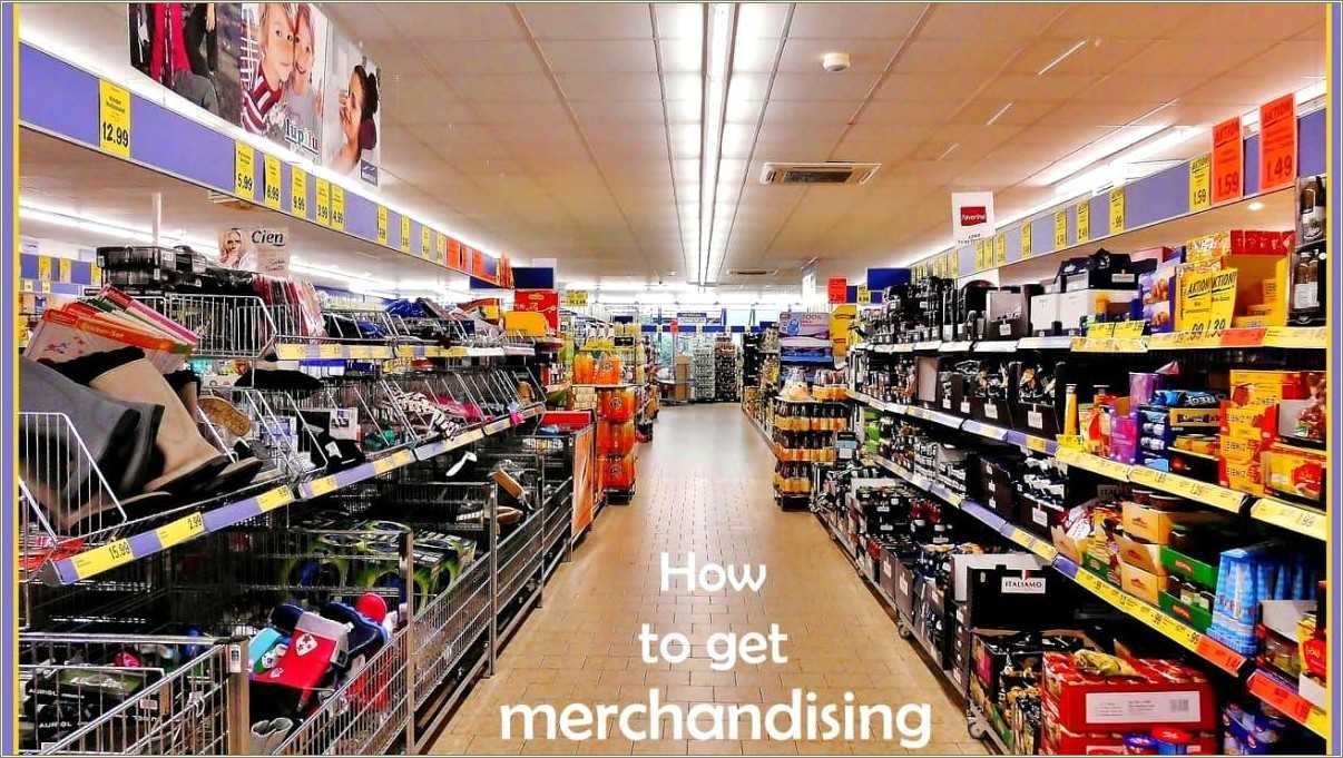 Grocery Reset Merchandiser Resume Sample Resume Example Gallery