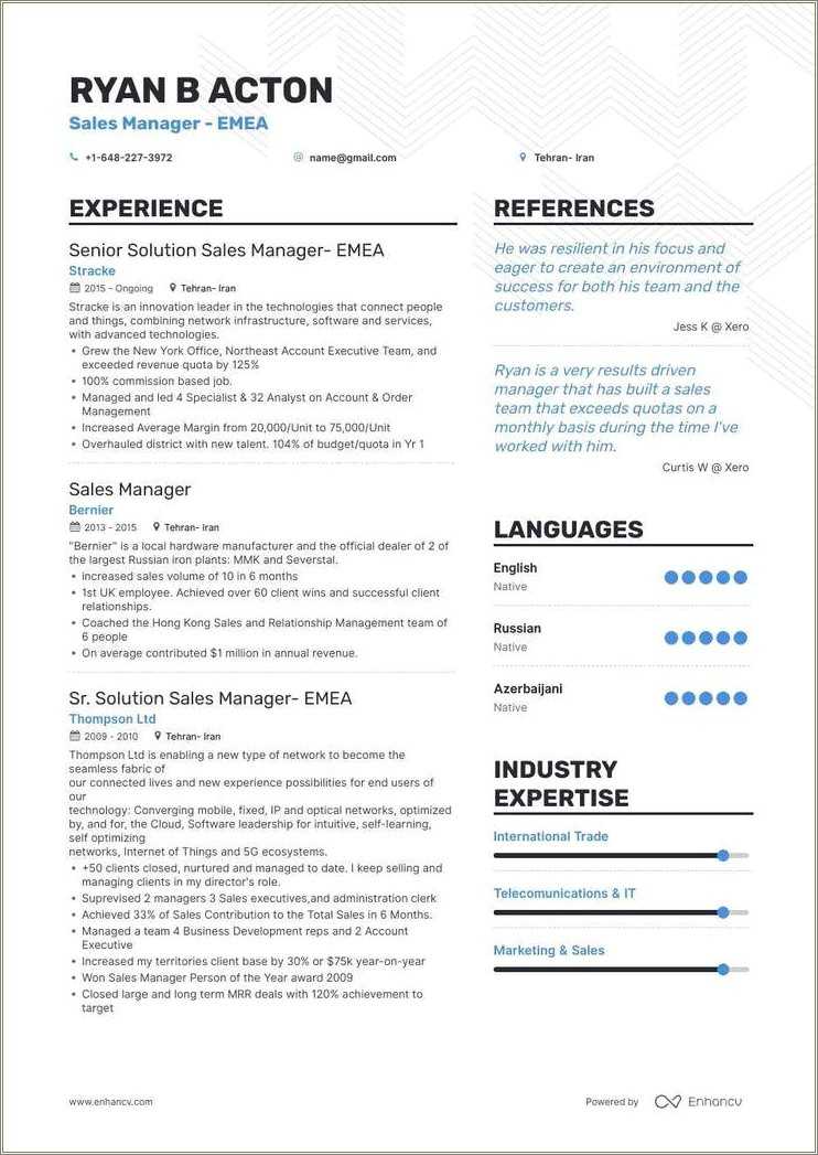 Group Sales Manager Hotel Resume 
