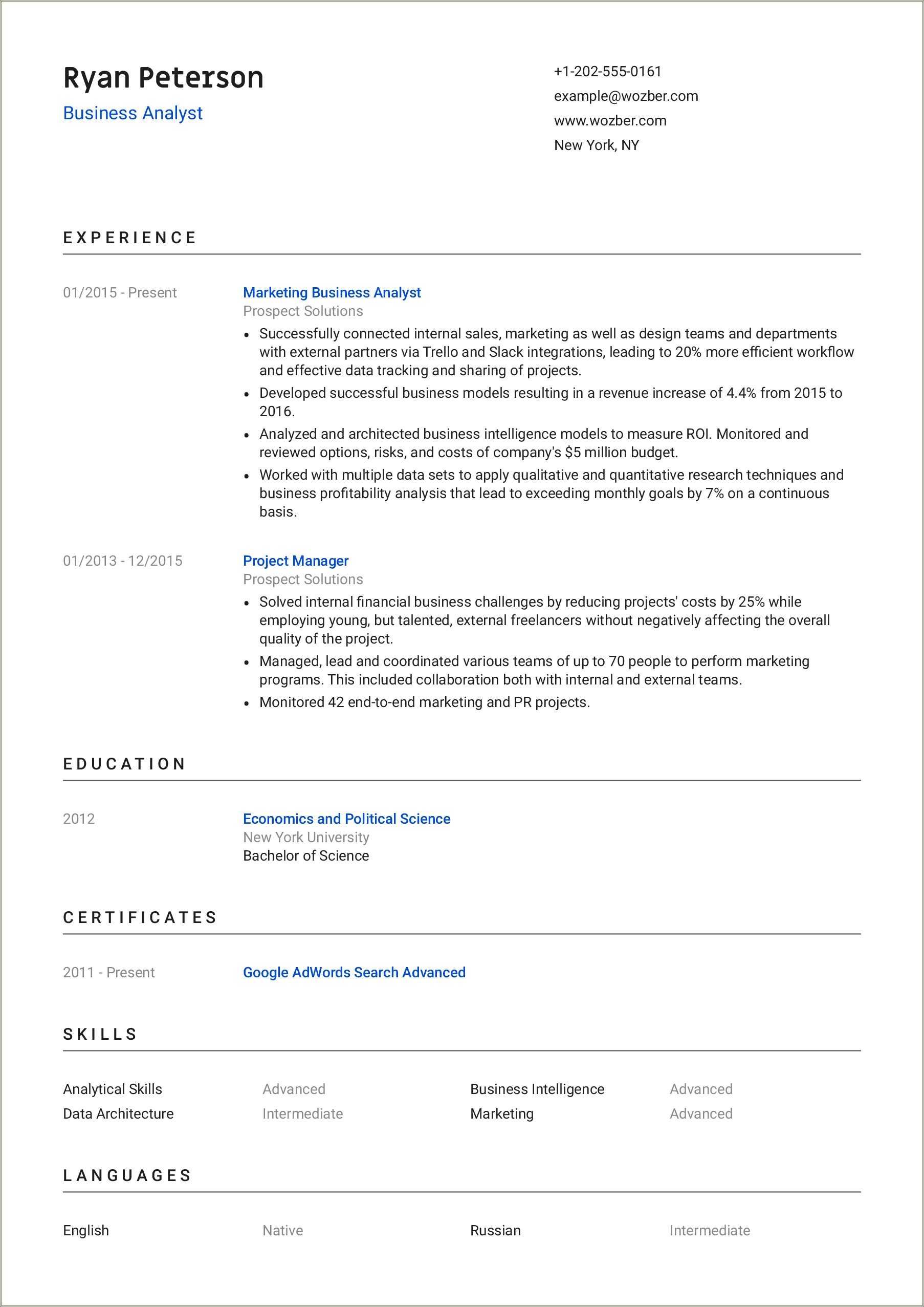 Highlight Analytical Skills On Resume