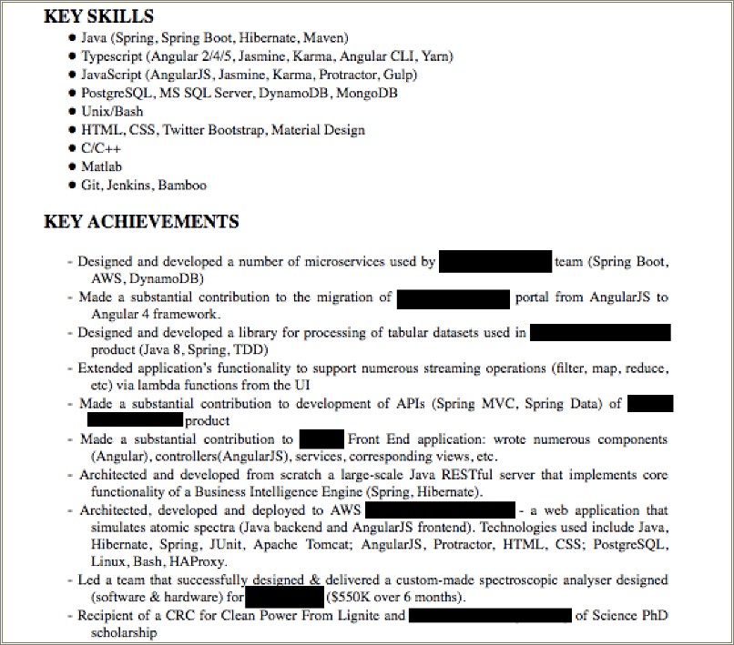 Initiated Expansion Of Job Resume