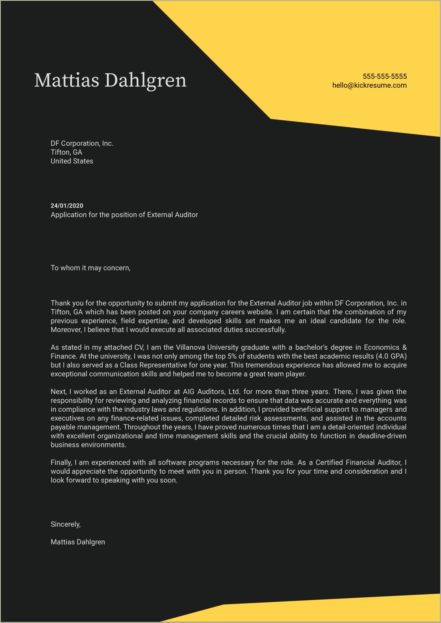 Free Resume Letter Of Introduction - Resume Example Gallery