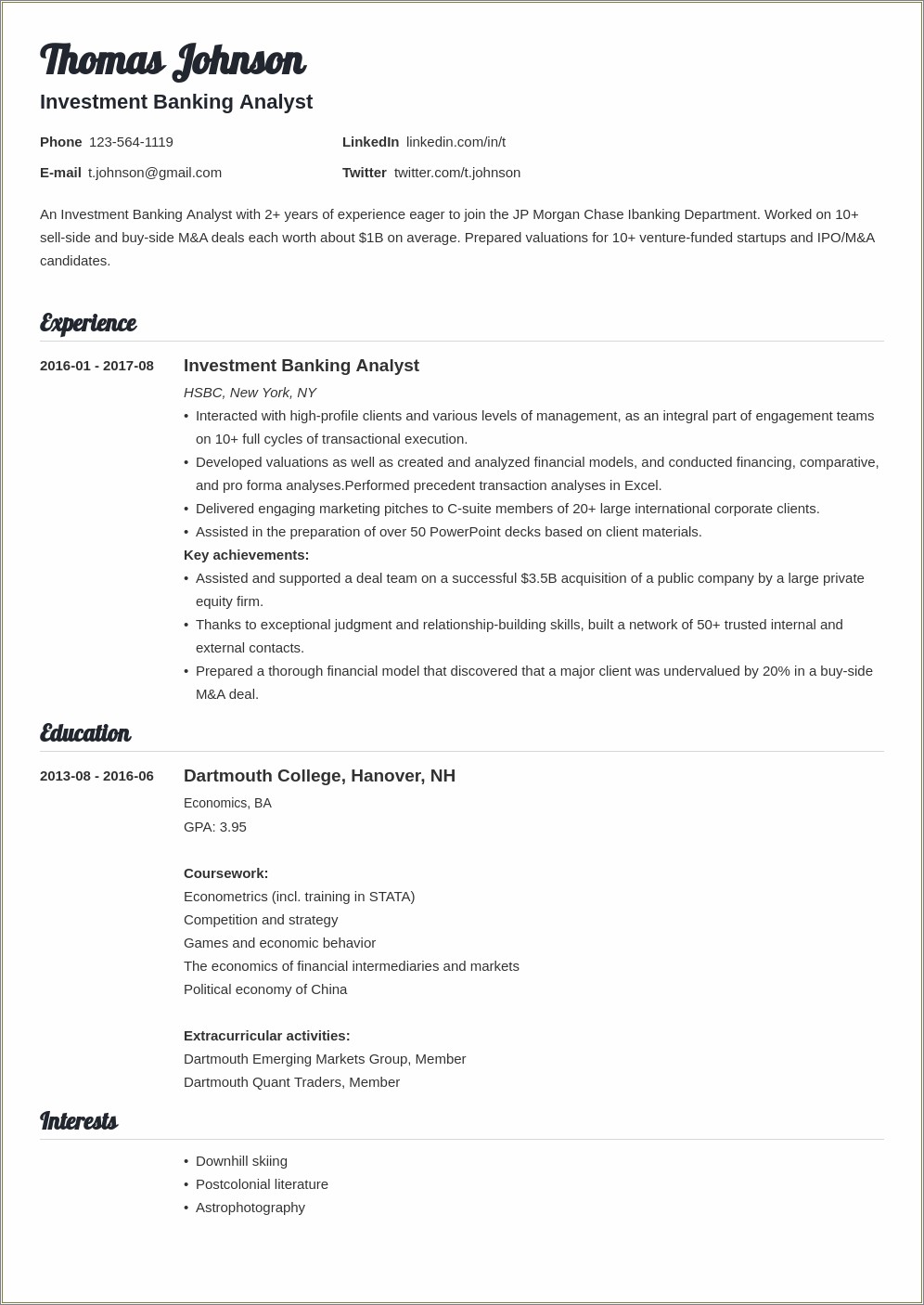 investment-banking-resume-sample-download-resume-example-gallery