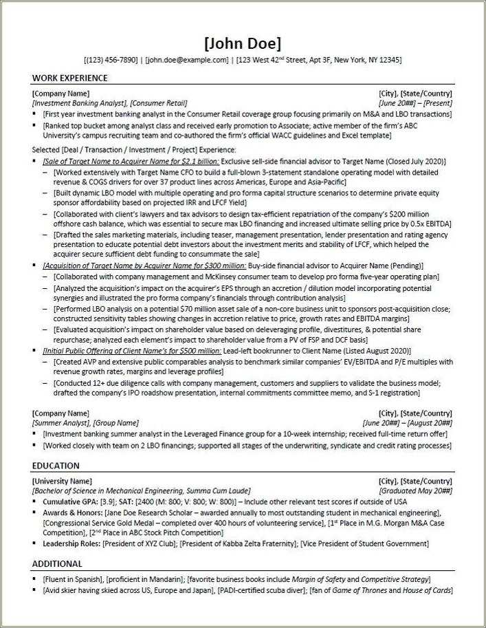 It Is Acceptable To Use The Resume Templates
