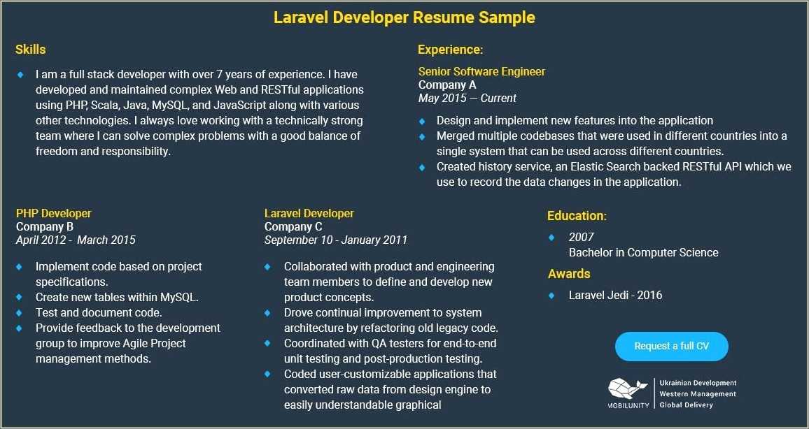 Java Restful Api Experience In Resume Example - Resume Example Gallery