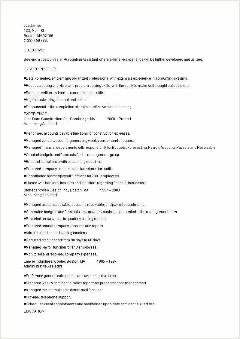 Job Seeking Costs Tax Deductible For Creating Resume