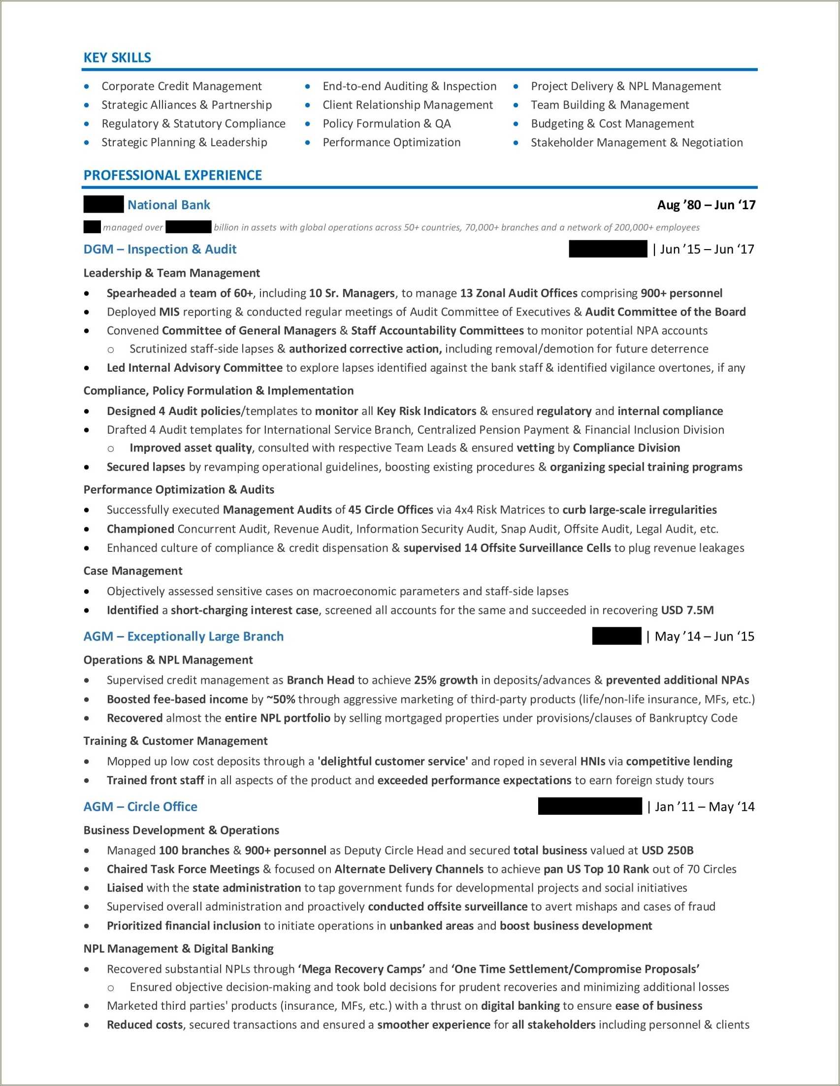Example of resume professional skills resume example gallery