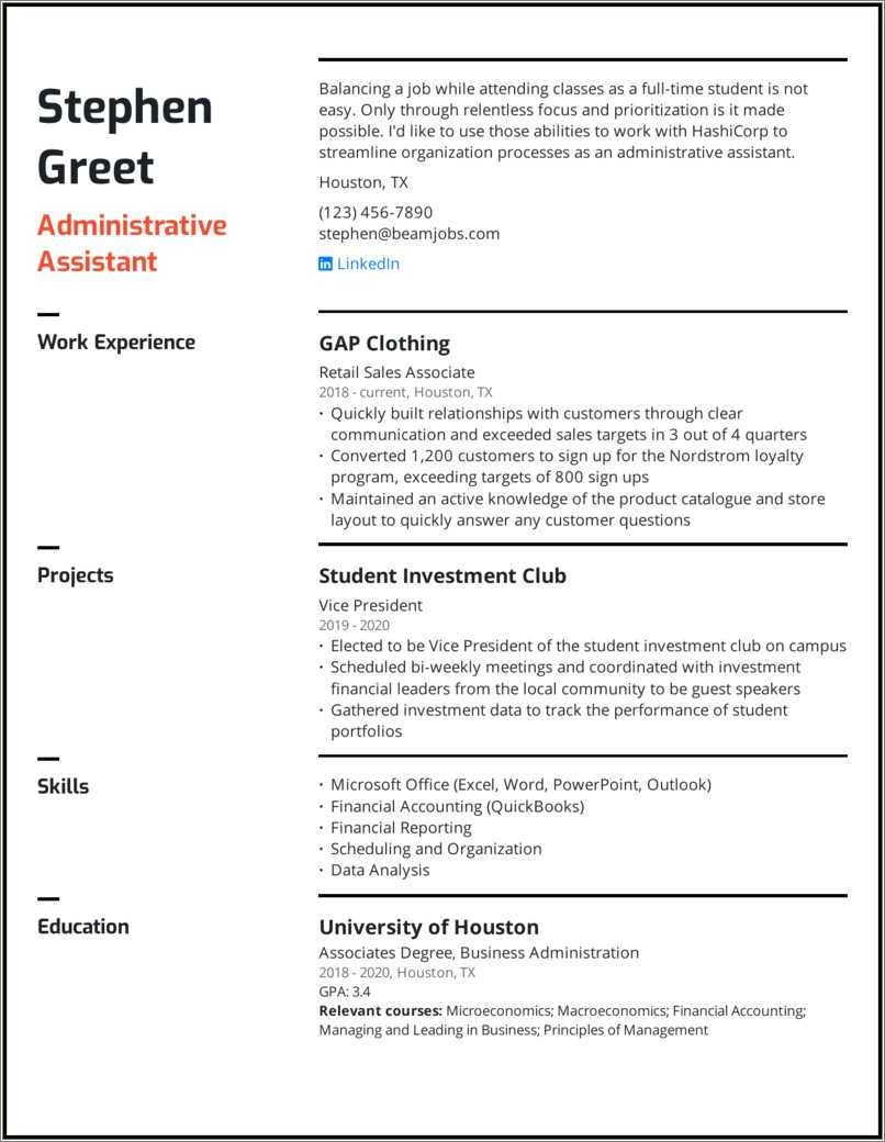 Key skills of administrative assistant in resume resume example gallery