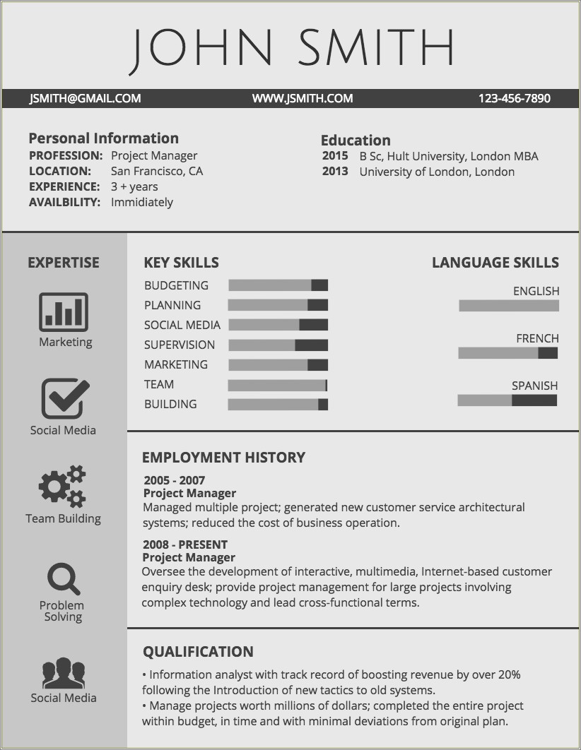 Key Skills Section Of Resume Resume Example Gallery