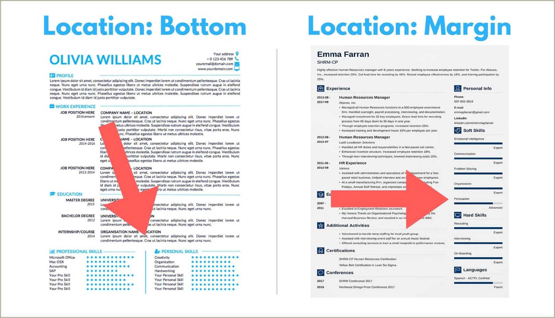 Knowledge And Skills Resume Section