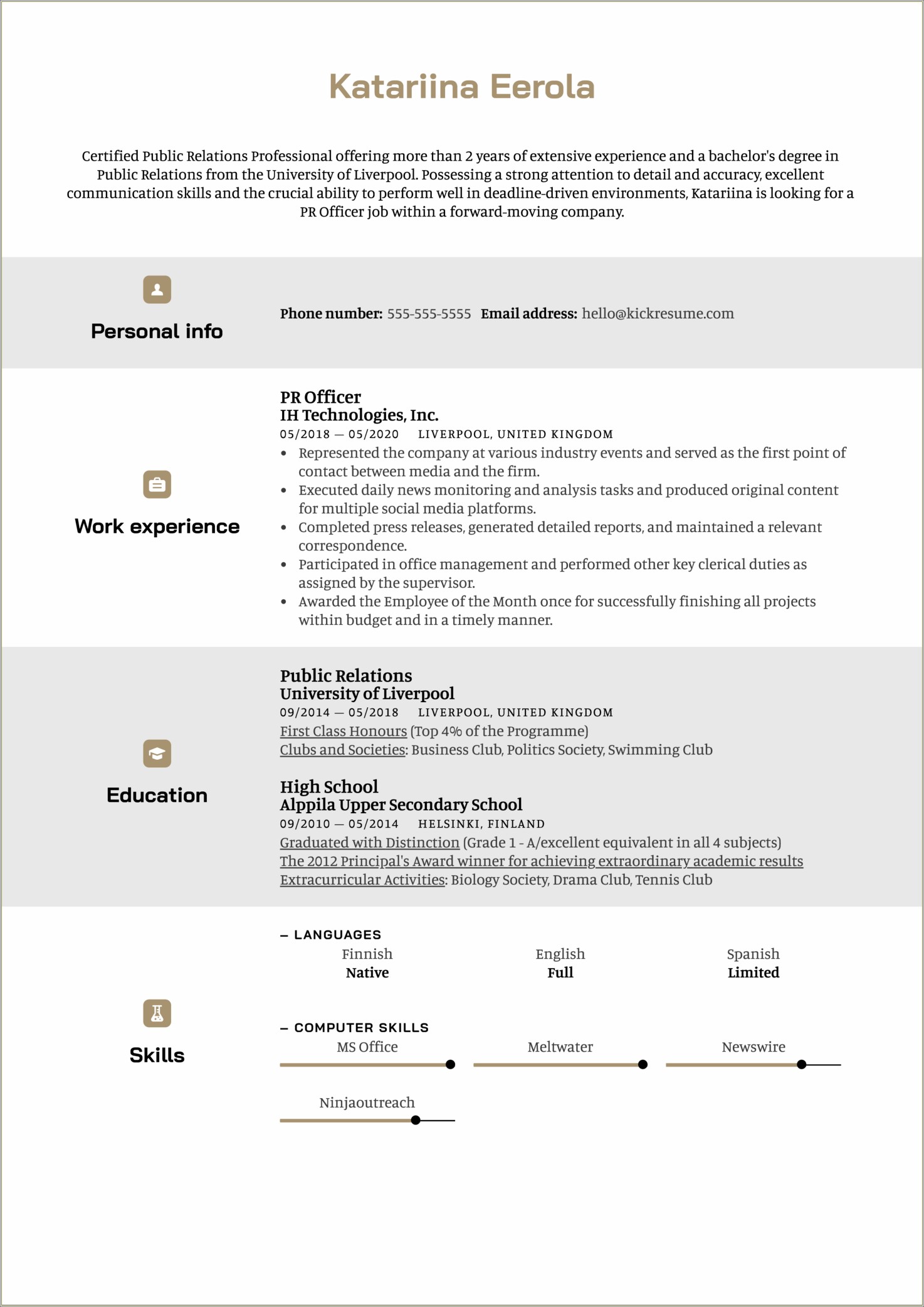 Lincecse And Certification Resume Examples