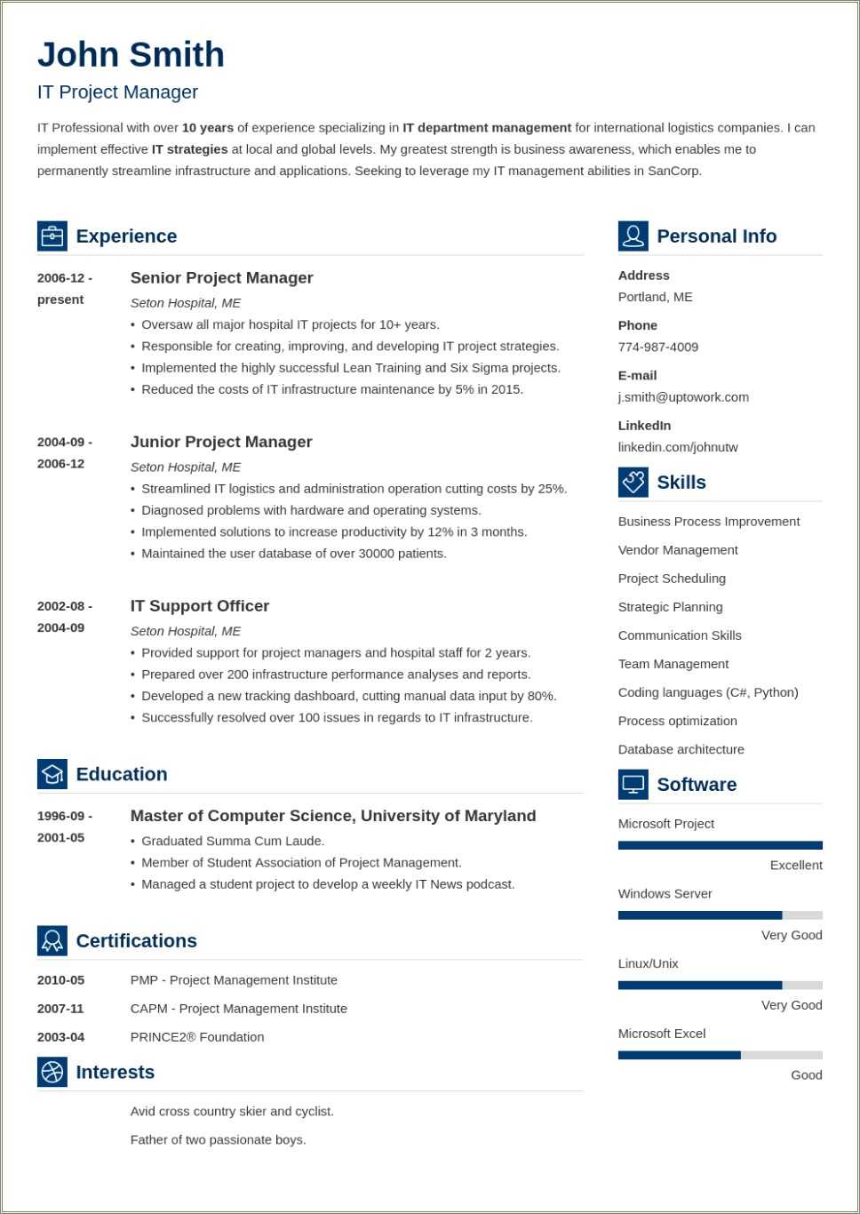 Zety Free Resume Template Download Resume Example Gallery