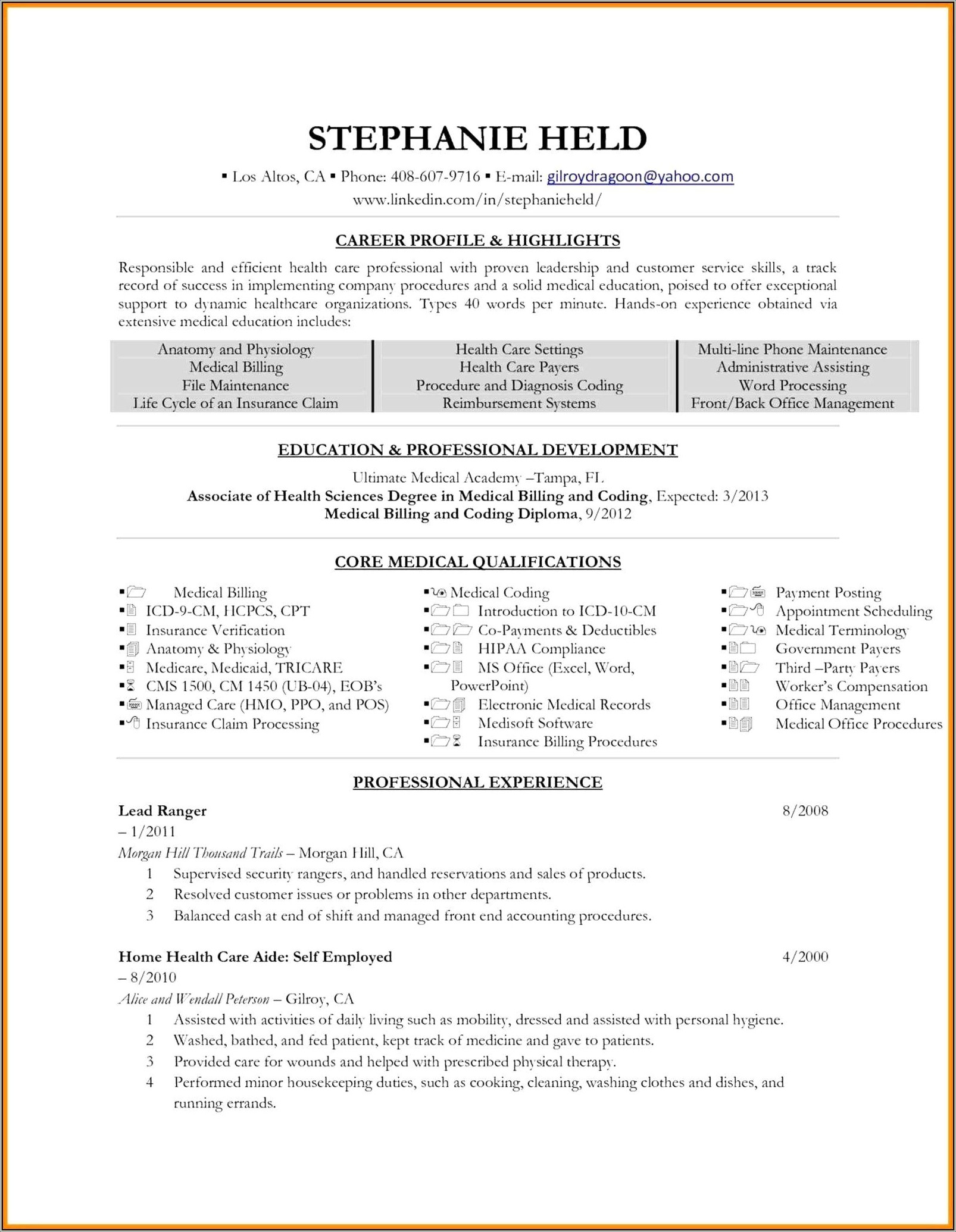 Managed Care And Medicaid Resume