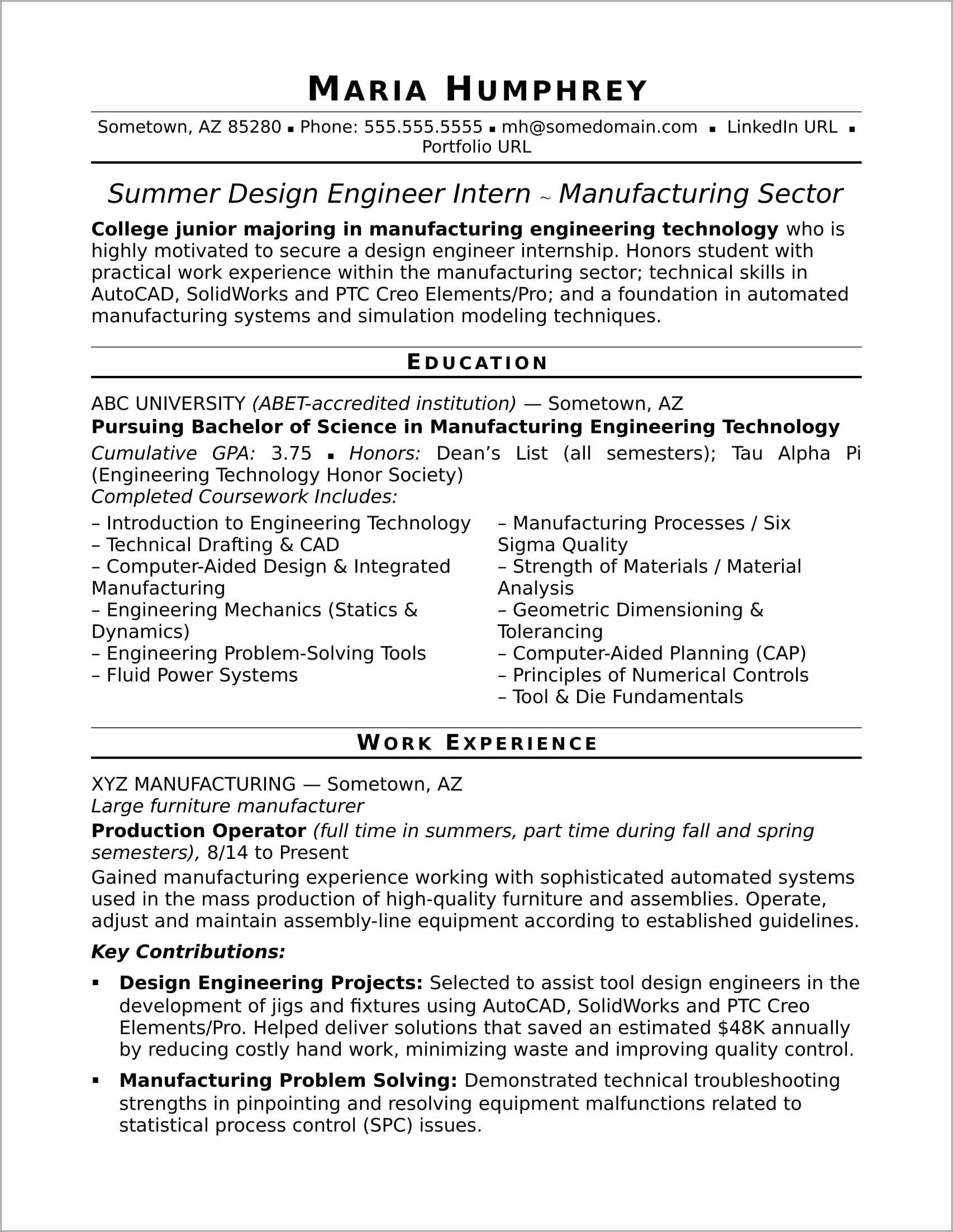 Masters of design resume example resume example gallery