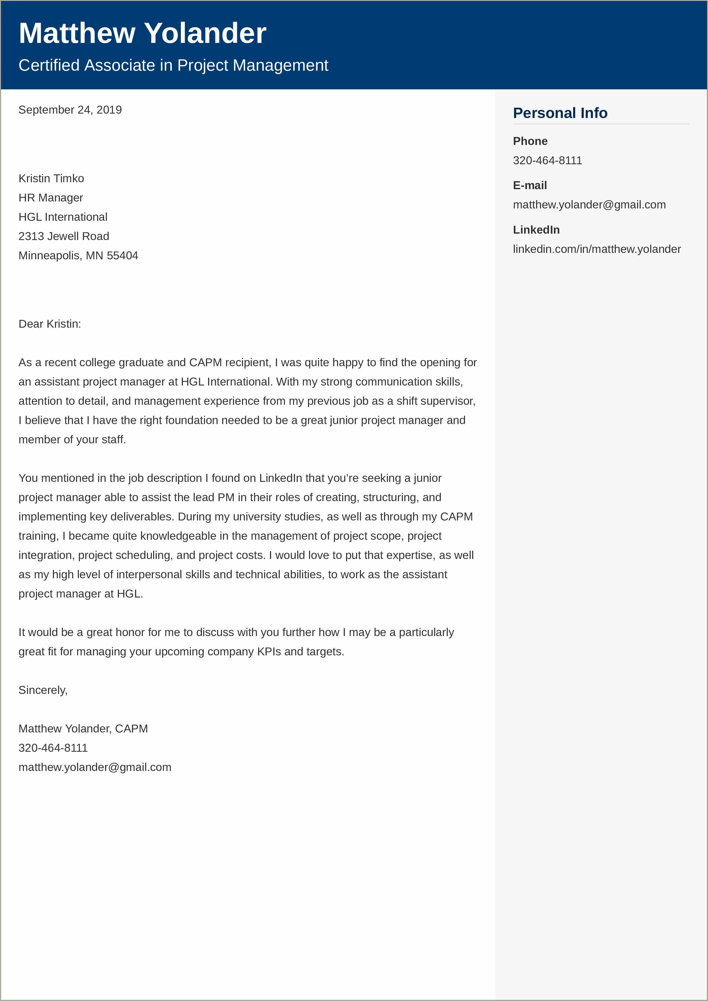 Medical Device Project Manager Resume Resume Example Gallery