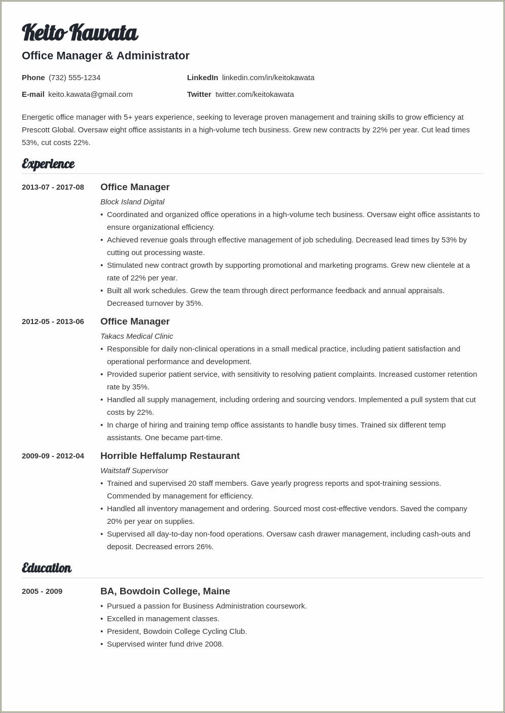 Medical office manager resume objective resume example gallery