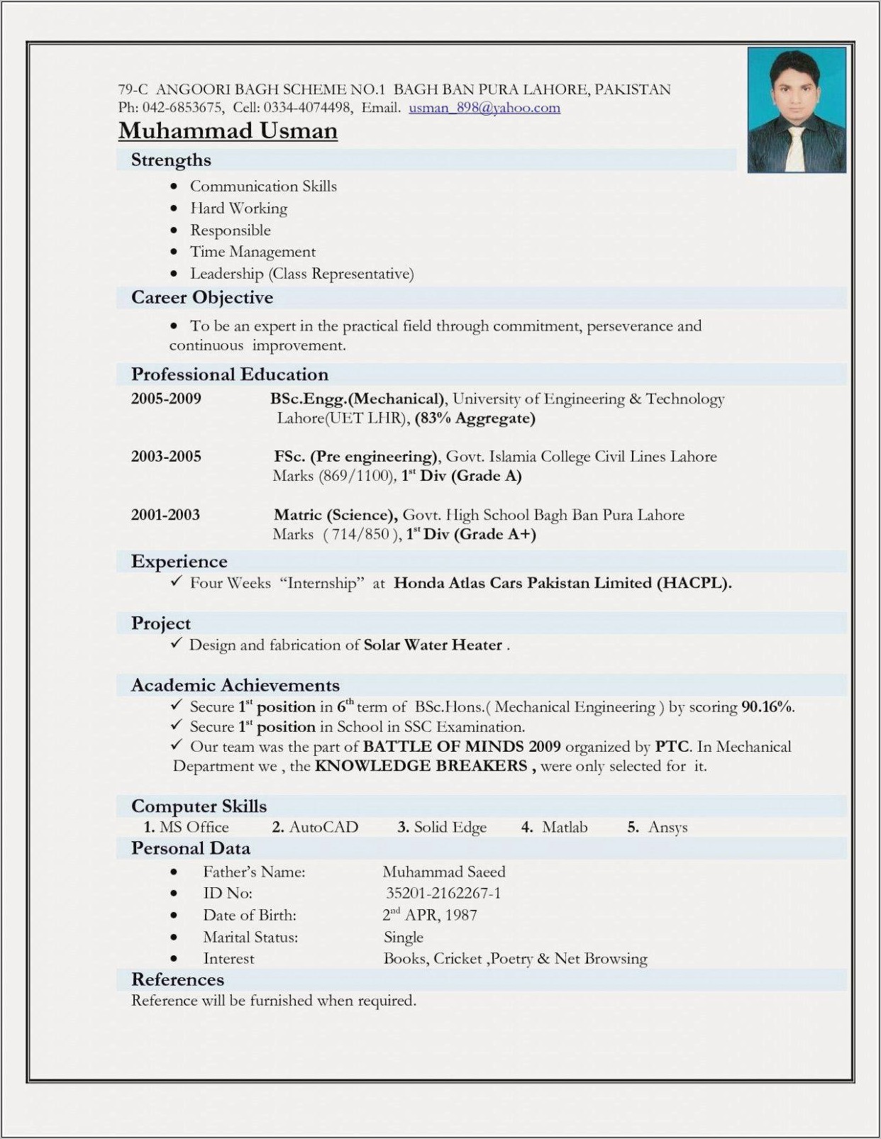 Network Engineer Sample Resume Pdf