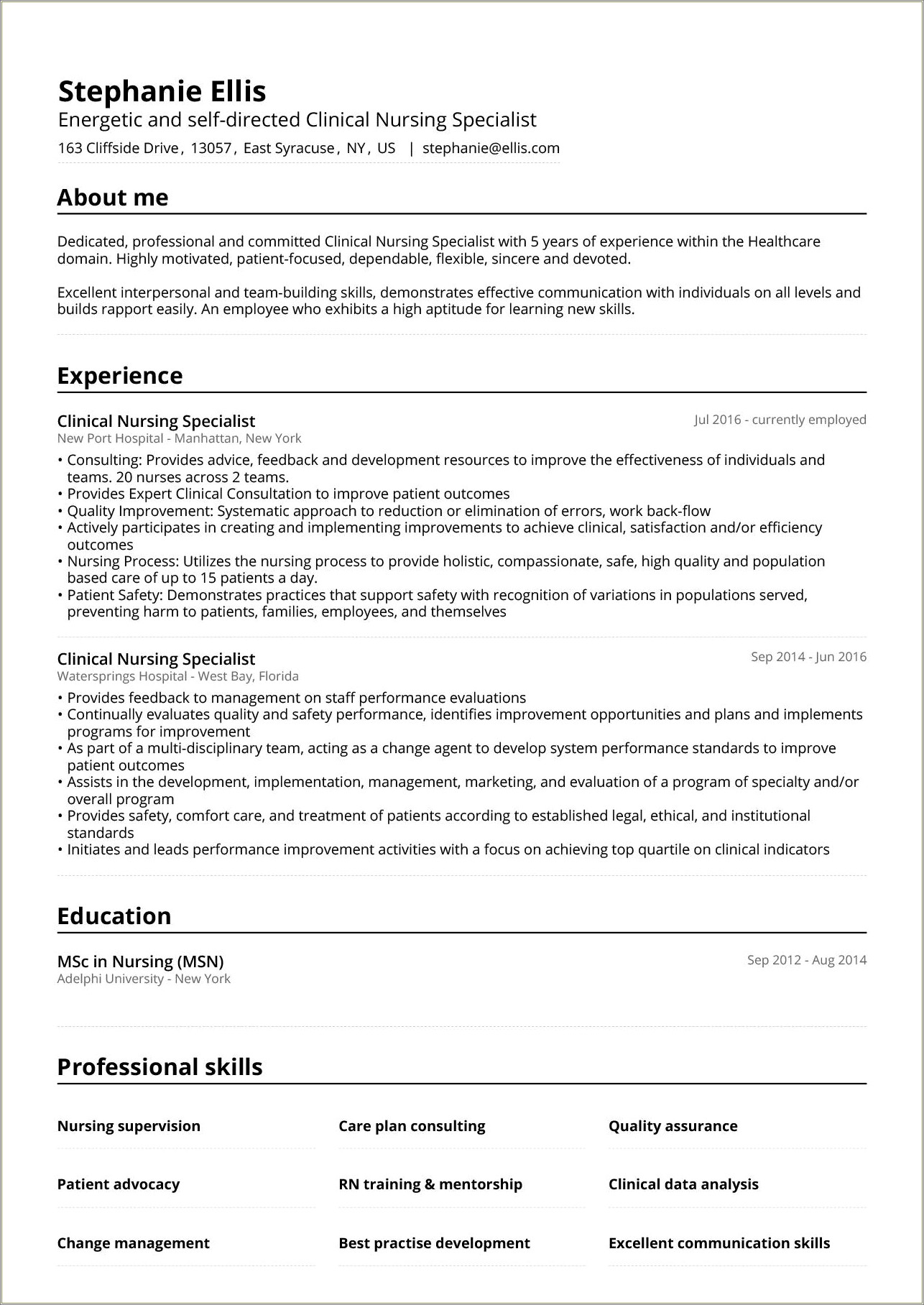 Nursing Resume Format Free Download Nursing Resume Format Free Download