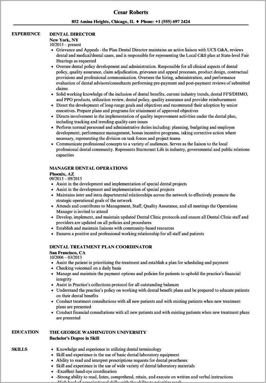 Objective Statement For Dental Resume Resume Example Gallery objective-statement-for-dental-resume-resume-example-gallery